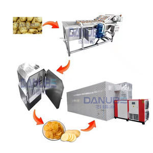 Small Potato Drying Equipments Potato Chips Drying Oven Potato Washing and Drying Line - Product Image 1