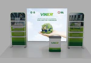 10x10ft Chất lượng cao nhanh chóng thiết lập thương mại di động hiển thị thiết bị hiển thị ánh sáng Hộp thương mại hiển thị gian hàng triển lãm gian hàng đứng - Product Image 2