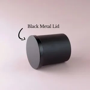 Couvercle de bougie en métal <span class=keywords><strong>gravé</strong></span> personnalisé couvercle de pot rond en fer pour emballage de bougie parfumée et marque de logo - Product Image 4