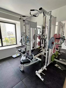 Machine Smith commerciale avec câble croisé 6-en-1 Cage de puissance multifonctionnelle pour l'entraînement musculaire complet du corps des femmes - Product Image 2