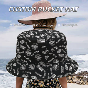 Sombreros de Pescador Personalizados con Logotipo Bordado, de Nailon y Cuero, para Viajes y Actividades al Aire Libre, Protección Solar, para Hombre y Mujer - Product Image 2