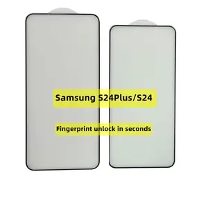 Aplicable Samsung s24ultra película para teléfono móvil s24plus película templada adhesivo completo galaxys24 película protectora de pantalla completa