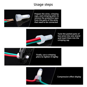 Connecteur de fil électrique à épissure rapide <span class=keywords><strong>HEAVYPOWER</strong></span>, tube en cuivre, nylon PA66, connecteurs à brancher, bornes fermées, joint de fil, 12-24 - Product Image 6