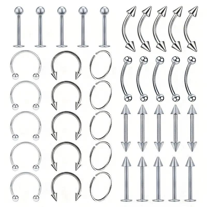 Steel nose ring style