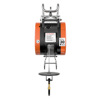 Nouvelle treuil électrique métallique à câble, mini-treuil léger monophasé 110V 50kg, protection IP55, télécommande, moteur 1.8KW