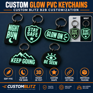 Llavero Luminoso de PVC para Correr de Noche, Mantente Seguro, Continúa, Sé Visible, Llavero de Seguridad para Exteriores, Ligero, Regalo Promocional - Product Image 4