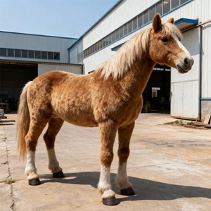 Realistische anima tro nische Pferdes kulptur aus Stahl für den Vergnügung spark und das Einkaufs zentrum im Innen-und Außenbereich - Product Image 1