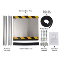 Barrera Contra Inundaciones de Acero Inoxidable Personalizada, OEM ODM, Protección Impermeable Contra Inundaciones para Entradas de Edificios Comerciales, Directo de Fábrica