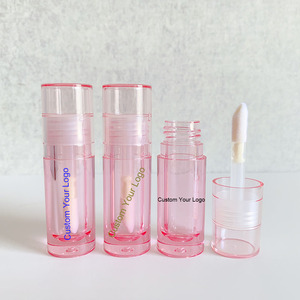LZ Pack <span class=keywords><strong>Precio</strong></span> de fábrica Cilindro Clear Pink Contour Stick Contenedor Big Wand 5ml Vacío Private Label Lip Gloss Tubes - Product Image 1