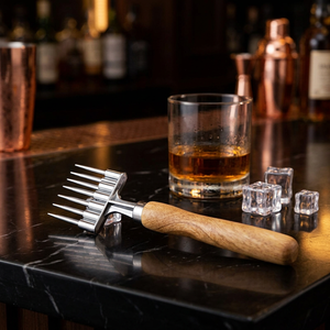 Aluminum Alloy <b>Ice</b> <b>Pick</b> with Wooden Handle, Professional Bar <b>Ice</b> Crusher Tool for Bartender & Restaurant Use Modern Design - Product Image 3