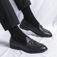 Chaussures décontractées classiques pour hommes, grande taille, antidérapantes, bout fermé, à enfiler, quatre saisons, semelle en caoutchouc souple, mocassins
