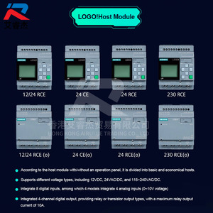 SI-EMENS ชุดควบคุม PLC LOGO ของแท้ใหม่! หน้าจอแสดงผลข้อความ TDE Pure Text รุ่น 6ED1055-4MH08-0BA1 ตัวควบคุม PLC สำหรับ LOGO 8 6-Line 2 พอร์ตอีเธอร์เน็ต - Product Image 4
