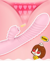 Leistungsstarker G-Punkt Rabbit Vibrator für Frauen mit Klitoris-Leckstimulation und 12 Geschwindigkeiten, Dildo-Vibrator für Masturbation, Sexspielzeug