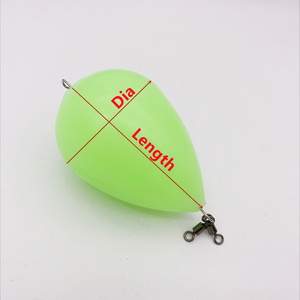 Flotteur lumineux Bobber pêche de nuit, flotteur lumineux pour œufs vers le haut, aide à lancer des appâts de lancer à longue distance - Product Image 3