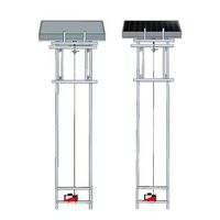 Échelle de chargement Stonimage en acier avec treuil électrique pour panneaux solaires, idéale pour la construction de toitures