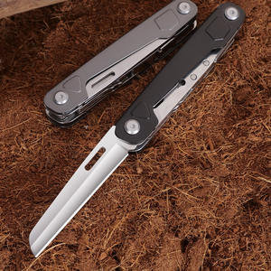 Multi Couteau Pliant 8 en 1 Couteau de Poche en Acier Inoxydable avec Sifflet et Coupe Corde Matériel de Survie - Product Image 4