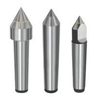 Pointe de tournage solide en alliage, centre fixe demi-coupant MT2/MT3/MT4/MT5 pour machine à tournage