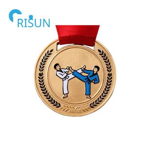 Trofeos de Cinturón Negro para Atletas de Karate y Taekwondo, Medallas de Artes Marciales, Premios de Competición de Judo, Medallón - Product Image 4