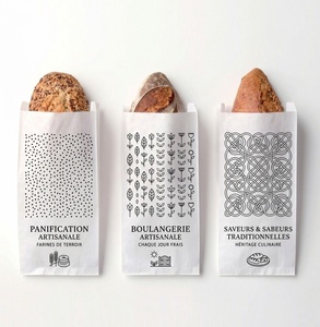 Bolsas de Papel Antigrasa Personalizadas para Galletas, Empaque de Grado Alimenticio para Papas Fritas, Pizza, Panqueques, Pastel de Fresa y Sándwiches - Product Image 3