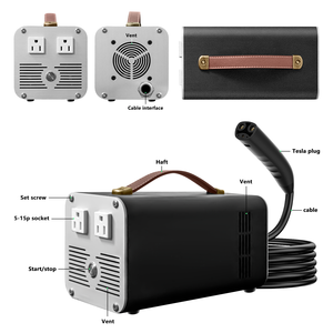 E-mingze Nouveau Déchargeur de Voiture Électrique 3.5KW 5kw 220V V2L Ev CCS2 Véhicule avec <span class=keywords><strong>Prise</strong></span> Européenne Stations de Recharge Portables <span class=keywords><strong>pour</strong></span> Véhicules Électriques - Product Image 3