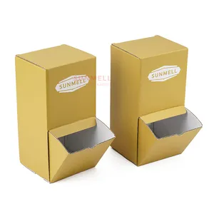 Kunden spezifisch bedruckte Lebensmittel verpackung Robuste Honig beutel Candy Chocolate Wellpappe Spender box