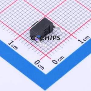 TC-1101T-C-A-B Tactile Switch Through hole Component (THT) Switch Single Pole Single Throw Rectangle Button 2.6N Through Hole - Product Image 2