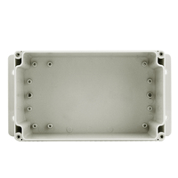 Boîtiers de protection, boîte mystère, coque électronique, étanche IP67, plastique ABS, anti-poussière, scellé avec des oreilles de suspension, connecteur personnalisable