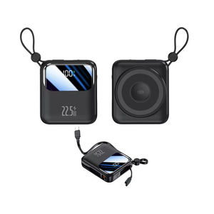Banco de Energía Portátil Gebra Mini de 10000mAh, 15W PD, Cargador Inalámbrico Magnético, Carga Solar, Entrada Tipo-C, Material ABS, Batería de Litio-Polímero - Product Image 1