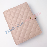 Personnalisé A4 A5 A6 A7 Lin Couette Mousse 6 Anneaux Journal Classeur Portefeuille Budget Classeur avec Insert Matelassé et Porte-Stylo