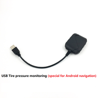 70mai — système de contrôle TPMS pour pression des pneus d'automobile, récepteur USB, avec capteurs extérieurs, affichage de la Navigation sous Android