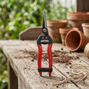 Ciseaux à fruits à lame droite de qualité industrielle de 7-1/2 pouces en acier à haute teneur en carbone SK5 avec poignée antidérapante pour projets de bricolage et d'élagage - Product Image 3