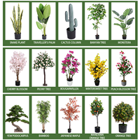 Plantes artificielles en pot Ruopei, de haute qualité, résistantes aux UV, faux arbres verdoyants pour la maison, le bureau, l'hôtel, le balcon