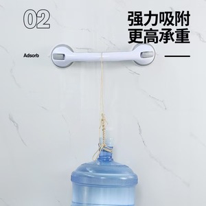 Barre de maintien antidérapante à ventouse pour salle de bain, baignoire, porte, fenêtre, personnes âgées et enfants - Product Image 2