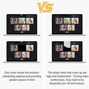 Cache-webcam coulissant pour la confidentialité des ordinateurs portables, smartphones et PC - Product Image 3
