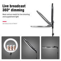 Grosir lampu ring led fotografi 18 inci 12 14 18 21 inci, lampu ring led fotografi tiktok, lampu pengisian video hidup, lampu fotografi kustom