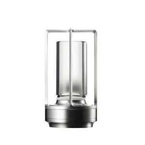 Thay đổi độ sáng cảm biến cảm ứng cắm trại không dây bầu không khí nhỏ LED bảng đèn tiết kiệm năng lượng nhôm hiện đại sang trọng tùy chỉnh Pin