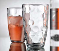 Verres à Boire Bière 16 Oz. Ensemble de 6 tasses en verre pour boissons, verres à eau, jus et cocktails Barwares