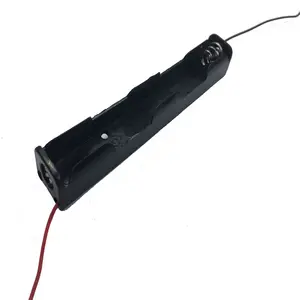 Straight Long 1.5V*2 *AA UM3*2 PP Battery Holder