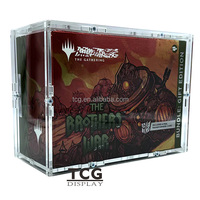 Boîte de protection transparente en acrylique pour cartes Magic The Gathering (MTG) - Vente chaude de la fabrique TCG - Boîte de boosters et de jeux Magic