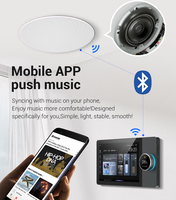 Tuya Zigbee 8-Zoll Touchscreen High-Definition Android Smart Home Steuerungspanel Audio LCD Musikwiedergabe Host Dimm-Wandpanel F8