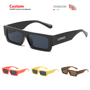 2025 New vuông khung Kính mát Châu Âu và Mỹ kính cá nhân đầy màu sắc Kính mát biểu tượng tùy chỉnh - Product Image 1