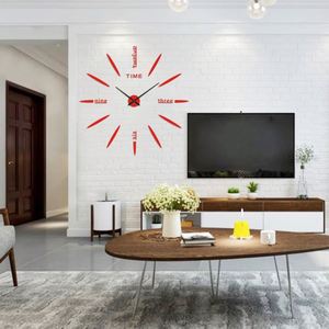 Wholesale 3D Wall Sticker <b>Clock</b> DIY Acrylic <b>Digital</b> <b>Clock</b> Silent Quartz Watch for Home Office Decoration - Product Image 3