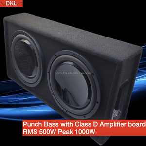 Âm Thanh Stereo Xe <span class=keywords><strong>12</strong></span> Inch Kép Hình Thang Chuyển Loa Siêu Trầm Hộp Bao Vây Rms 500W Đỉnh 1000W Ống Âm Bass Mạnh Mẽ <span class=keywords><strong>12</strong></span> "Xe Hoạt Động Loa Siêu Trầm - Product Image 3