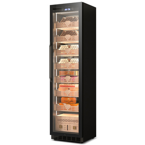 Humidor à cigares NE-195 compact avec porte vitrée anti-buée 270L, rehausse l'arôme des cigares, panneau tactile précis, meilleur rapport qualité-prix pour la maison - Product Image 1