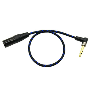 <span class=keywords><strong>1</strong></span>/<span class=keywords><strong>4</strong></span> \ "XLR macho Nylon trenzado cuarto de pulgada TRS 6,35mm TRS XLR interconexión equilibrada micrófono <span class=keywords><strong>Cable</strong></span> Patch <span class=keywords><strong>Cable</strong></span> Audio Video Cables - Product Image 2