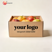 Meilleur prix pour boîte en carton ondulé avec impression numérique, logo de votre marque, boîte d'emballage pour fruits et légumes