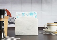 Porte-serviettes en marbre gris nuageux Offre Spéciale 6.5 "x 5.5" pouces porte-serviettes de Style nordique fait main pour Table à manger
