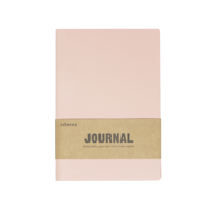Carnet de notes A5 personnalisé en cuir PU souple marron classique, reliure cousue, lignage simple, pour l'école