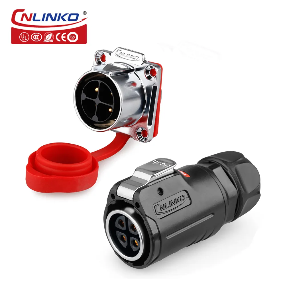Cnlinko LP24 cables and connectors 2 3 4 10 12 19 24 pin Aviation Reverse Installation Plug And Socket aviation connectors