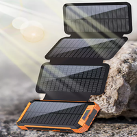 Trend ing Solar Chargeur Tragbare Power bank mit Kabeln Mehrzweck-Mobile Power Bank Solar 30000mAh Power bank mit Solar panel